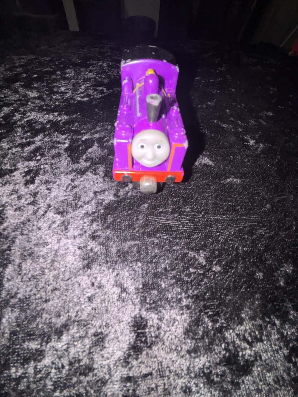Thomas & Friends Take-n-Play Culdee #4 Purple Diecast Metal Train Engine